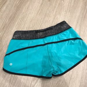 Lululemon speed running shorts